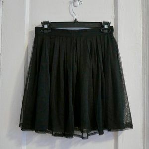 Jack by BB Dakota Black Tulle Mini Skirt (Size 2)